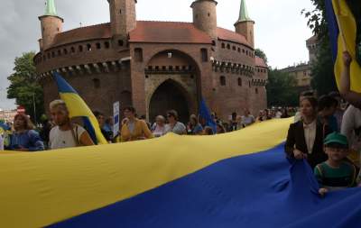 Marsz Niepodlegoci Ukrainy, fot. Marek Lasyk - zdjęcie 50