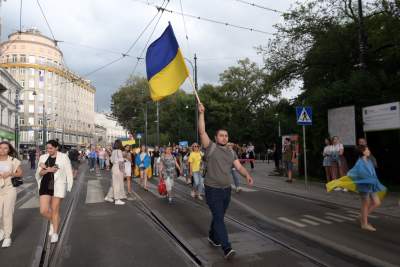 Marsz Niepodlegoci Ukrainy, fot. Marek Lasyk - zdjęcie 52