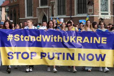 Marsz Niepodlegoci Ukrainy, fot. Marek Lasyk - zdjęcie 32