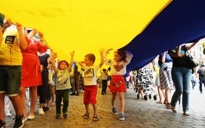 Marsz Niepodlegoci Ukrainy, fot. Marek Lasyk - zdjęcie 38