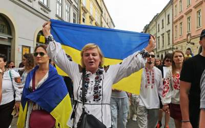 Marsz Niepodlegoci Ukrainy, fot. Marek Lasyk - zdjęcie 4
