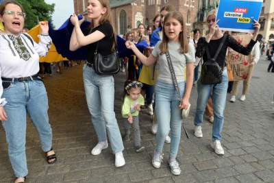 Marsz Niepodlegoci Ukrainy, fot. Marek Lasyk - zdjęcie 36