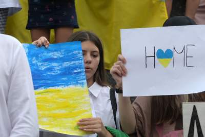 Marsz Niepodlegoci Ukrainy, fot. Marek Lasyk - zdjęcie 19