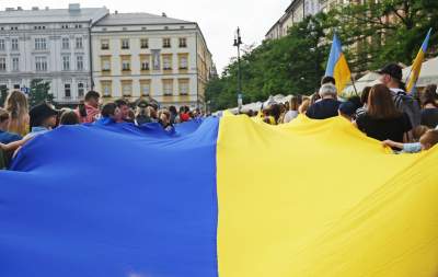 Marsz Niepodlegoci Ukrainy, fot. Marek Lasyk - zdjęcie 42