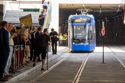 Uroczyste otwarcie Trasy Łagiewnickiej. Ulice, tunele, torowiska - zdjęcie 6