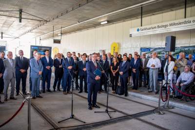 Uroczyste otwarcie Trasy Łagiewnickiej. Ulice, tunele, torowiska - zdjęcie 4