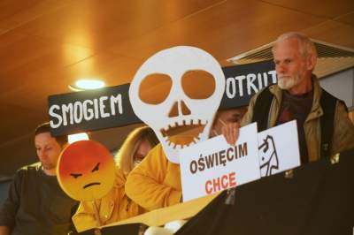 POWIETRZA! Protest przeciw zmianom w uchwale antysmogowej w sejmiku - zdjęcie 12