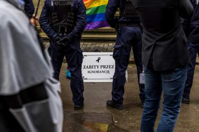 Protest podczas pochodu profesorów UJ. Przeciwko indoktrynacji - zdjęcie 7