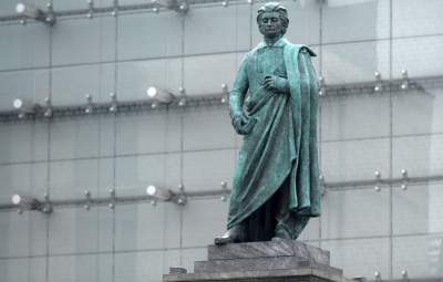 Wędrujący pomnik Mickiewicza, fot. Marek Lasyk - zdjęcie 8