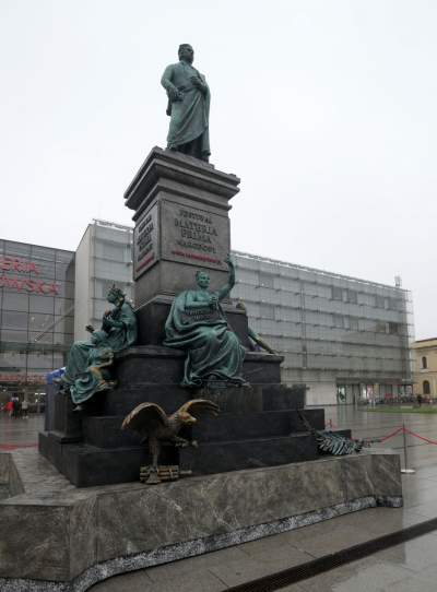 Wędrujący pomnik Mickiewicza, fot. Marek Lasyk - zdjęcie 3