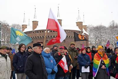 Nacjonalizm zabija, manifestacja w setną rocznicę śmierci Narutowicza - zdjęcie 9
