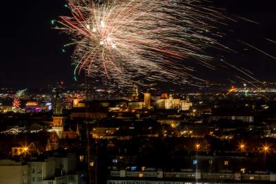 Tak witano Nowy Rok w Krakowie, piękny widok na miasto - zdjęcie 6
