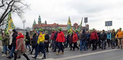 Tłumy ludzi z koronami na głowie opanowały krakowski Rynek - zdjęcie 6