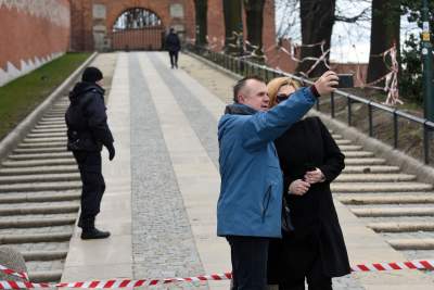 Miejsce tragedii pod Wawelem. Zginął człowiek - zdjęcie 17