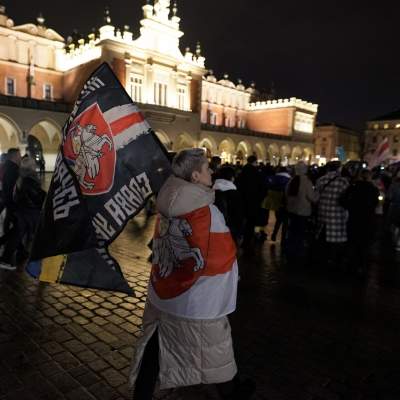Marsze w rocznicę napaści Rosji na Ukrainę - zdjęcie 8