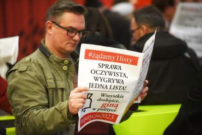 Brak kompromisu - premia dla PiS-u, flash mob na Dworcu Głównym - zdjęcie 27