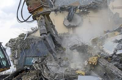 Tyle zostało po Plazie. Ostatni etap rozbiórki - zdjęcie 11