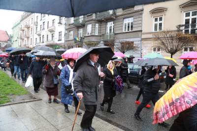 Obrońcy Jana Pawła II przeszli przez Kraków, fot. Jan Graczyński - zdjęcie 4