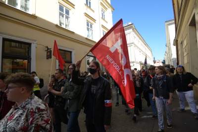 "Nie starcza do pierwszego? Zjedz bogatego!", pierwszomajowy protest - zdjęcie 12
