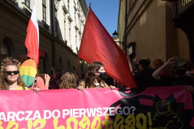 "Nie starcza do pierwszego? Zjedz bogatego!", pierwszomajowy protest - zdjęcie 8