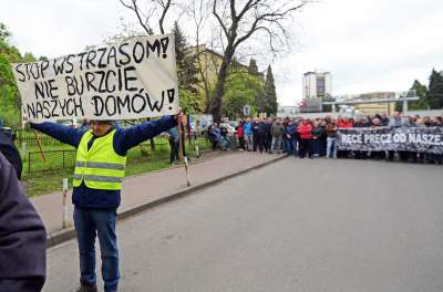 Mieszkańcy kontra górnicy, mają dość trzęsącej się ziemi - zdjęcie 33