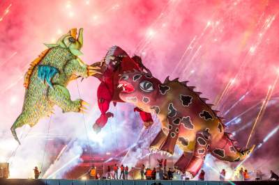 Ależ to był wielki odlot smoków pod Wawelem! Rewelacyjne widowisko - zdjęcie 40