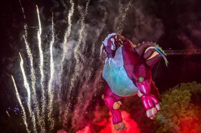 Ależ to był wielki odlot smoków pod Wawelem! Rewelacyjne widowisko - zdjęcie 17