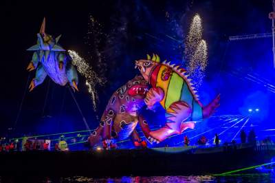 Ależ to był wielki odlot smoków pod Wawelem! Rewelacyjne widowisko - zdjęcie 37