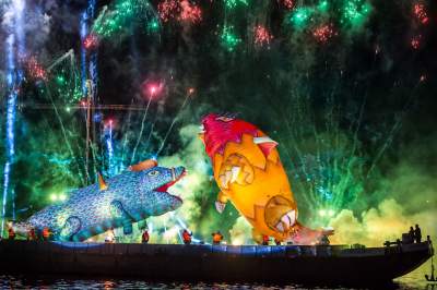 Ależ to był wielki odlot smoków pod Wawelem! Rewelacyjne widowisko - zdjęcie 25