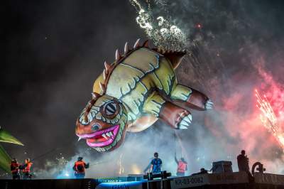 Ależ to był wielki odlot smoków pod Wawelem! Rewelacyjne widowisko - zdjęcie 18