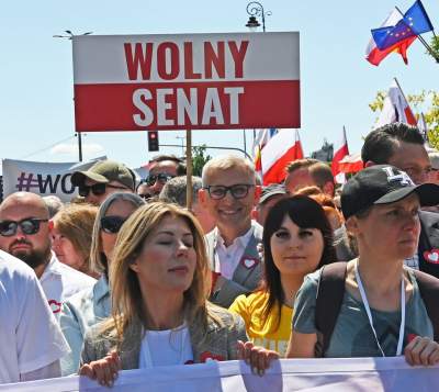 Marsz Wolności "od środka", w obiektywie Marka Lasyka - zdjęcie 20