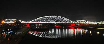 Imponująca nowa przeprawa kolejowa na Wiśle, jest też kładka pieszo-rowerowa - zdjęcie 21