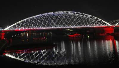 Imponująca nowa przeprawa kolejowa na Wiśle, jest też kładka pieszo-rowerowa - zdjęcie 19