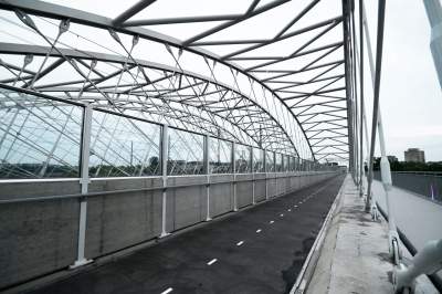 Imponująca nowa przeprawa kolejowa na Wiśle, jest też kładka pieszo-rowerowa - zdjęcie 24