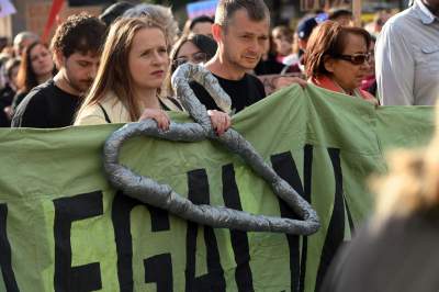 Ani jednej więcej, protest w Krakowie po śmierci ciężarnej Doroty - zdjęcie 25