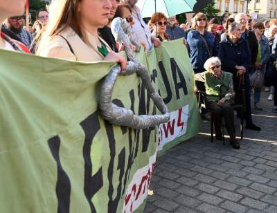 Ani jednej więcej, protest w Krakowie po śmierci ciężarnej Doroty - zdjęcie 36