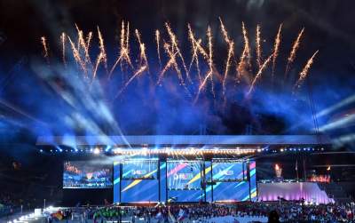 Huczna ceremonia otwarcia Igrzysk Europejskich, od Kopernika do Jana Pawła II - zdjęcie 80