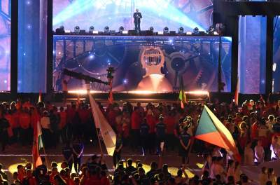 Huczna ceremonia otwarcia Igrzysk Europejskich, od Kopernika do Jana Pawła II - zdjęcie 55