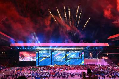 Huczna ceremonia otwarcia Igrzysk Europejskich, od Kopernika do Jana Pawła II - zdjęcie 79