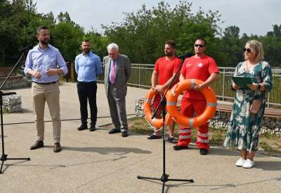 Politycy na oficjalnym otwarciu Zakrzówka, do wody nie wskoczyli - zdjęcie 5