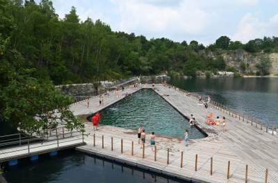 Politycy na oficjalnym otwarciu Zakrzówka, do wody nie wskoczyli - zdjęcie 30