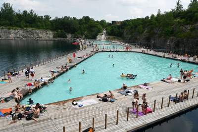 Politycy na oficjalnym otwarciu Zakrzówka, do wody nie wskoczyli - zdjęcie 1