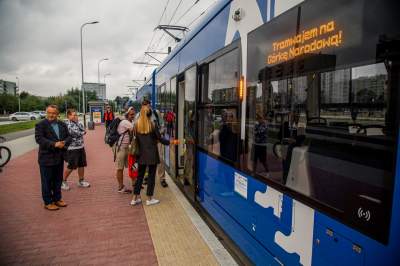 Tramwaje jeżdżą do Górki Narodowej, choć końcowy węzeł nie jest jeszcze gotowy - zdjęcie 1