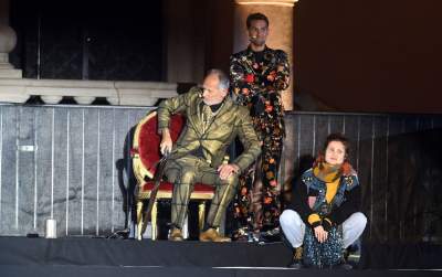 Pół nocy trwały próby do spektaklu na Wawelu, to ma być wielkie widowisko - zdjęcie 7