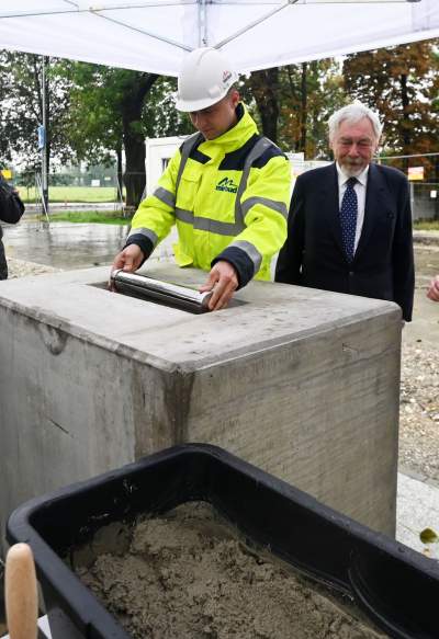 Wmurowanie aktu erekcyjnego pod budowę Krakowskiego Centrum Muzyki - zdjęcie 1