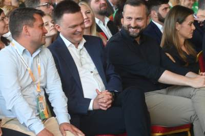 Hołownia i Kosiniak-Kamysz na konwencji w Krakowie: "obalimy zły rząd PiS" - zdjęcie 29