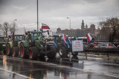 Tak zakorkowali dziś miasto, pokaz mocy nie tylko ciągników - zdjęcie 19