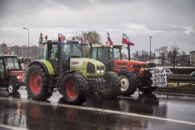 Tak zakorkowali dziś miasto, pokaz mocy nie tylko ciągników - zdjęcie 21