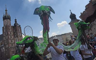 Dziesiątki smoków opanowały Kraków. Wyjątkowy korowód - zdjęcie 47