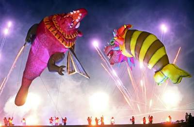 Wielkie smocze widowisko pod Wawelem, widzowie zachwyceni - zdjęcie 34